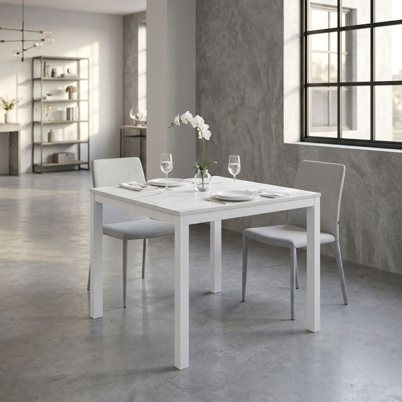 HERA - tavolo da pranzo allungabile quadrato