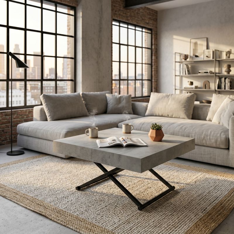 EUTE - tavolino trasformabile salvaspazio