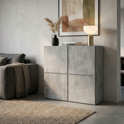 CERBERO - credenza moderna con ante ammortizzate