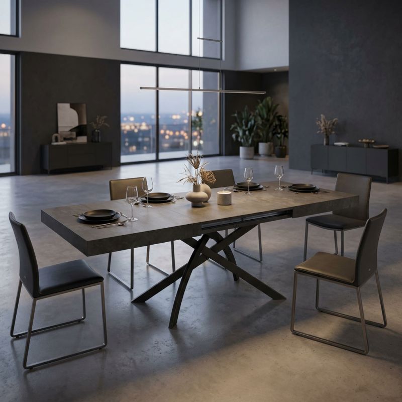 HELIOS - tavolo da pranzo allungabile