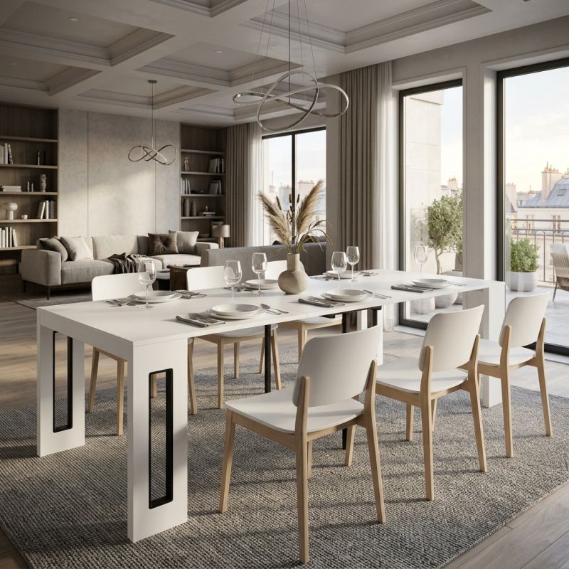 URANIA - consolle allungabile moderna di design