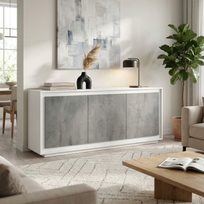 TYCHE - madia moderna con ante ammortizzate