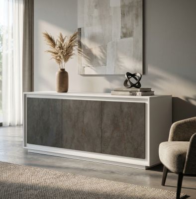 TYCHE - madia moderna con ante ammortizzate