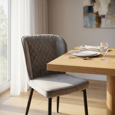 OURANOS - sedia moderna in velluto