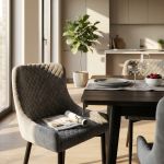 EROS - sedia moderna in velluto