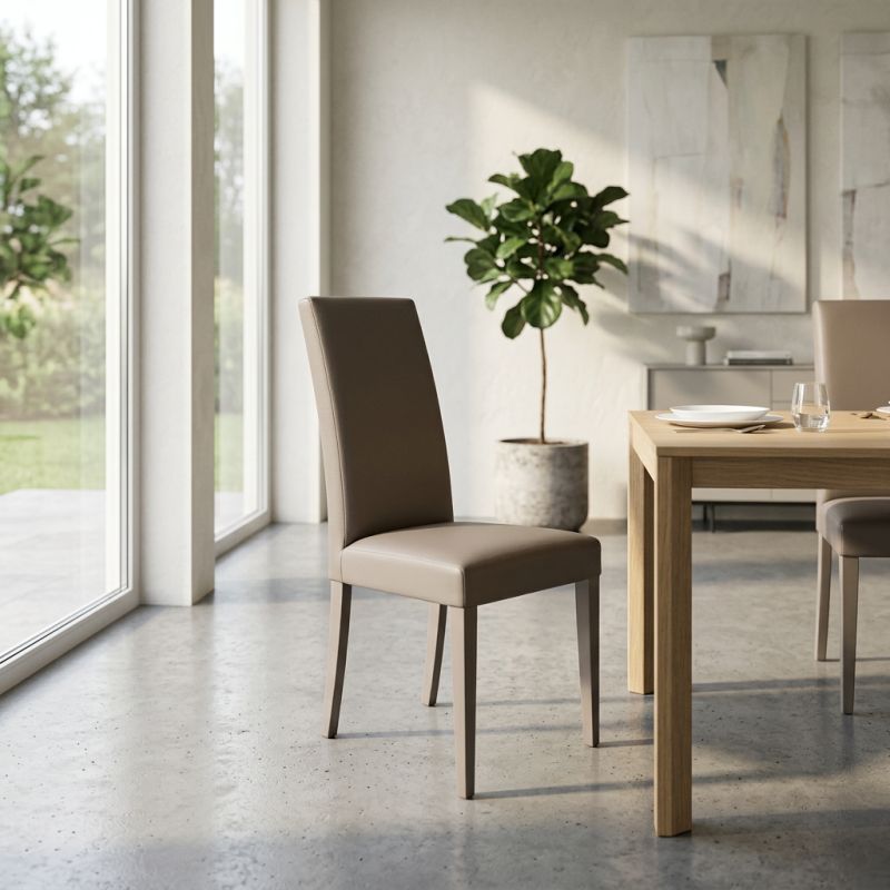 LYSANDRA - sedia moderna in ecopelle