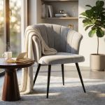 KYRIELLE - poltrona moderna in velluto