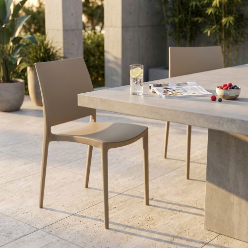 EVANGELINE - sedia moderna in resina