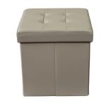 ZARA - pouf quadrato in ecopelle