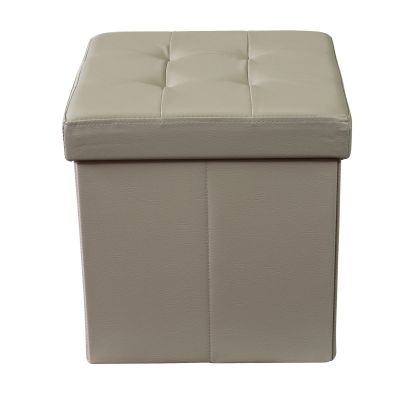 ZARA - pouf quadrato in ecopelle