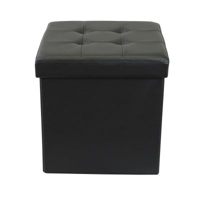 ZARA - pouf quadrato in ecopelle