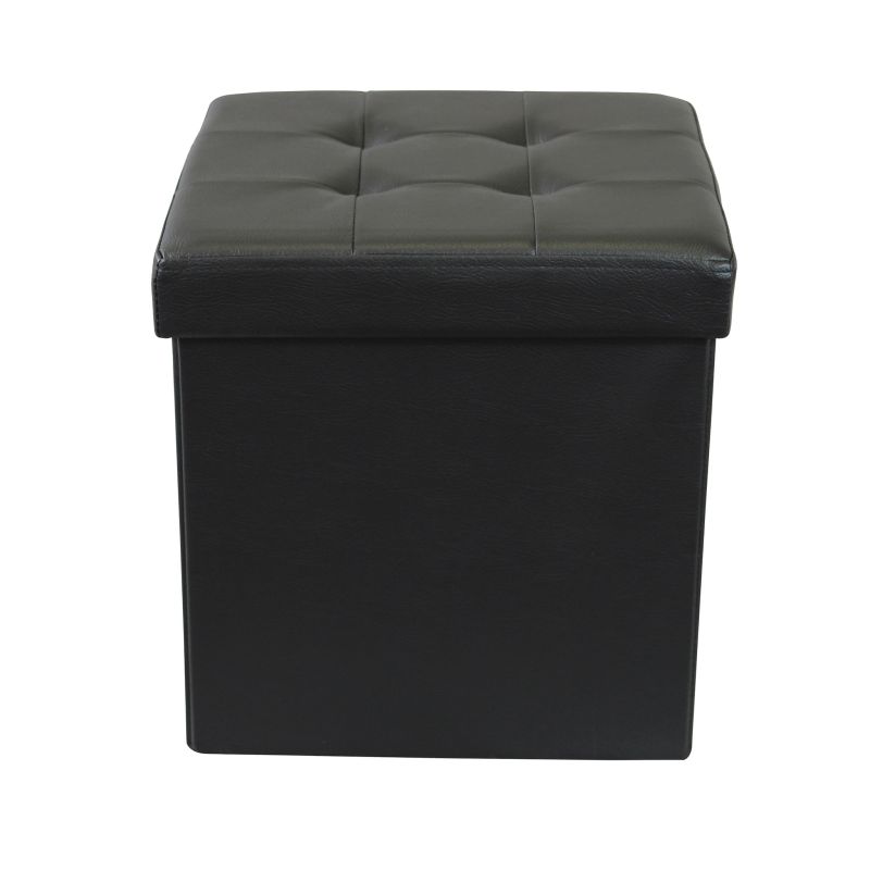 ZARA - pouf quadrato in ecopelle