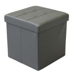ZARA - pouf quadrato in ecopelle