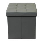 ZARA - pouf quadrato in ecopelle