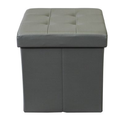 ZARA - pouf quadrato in ecopelle