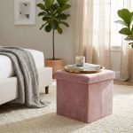 KATI - pouf quadrato in velluto