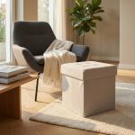 ORI - pouf quadrato in stoffa