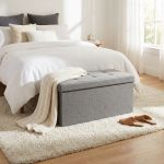 IRO - pouf rettangolare in stoffa