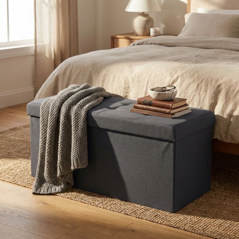 IRO - pouf rettangolare in stoffa