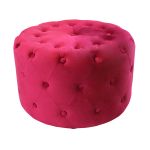 AURA - pouf rotondo in velluto