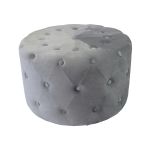 AURA - pouf rotondo in velluto