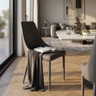 MILE - sedia moderna in ecopelle