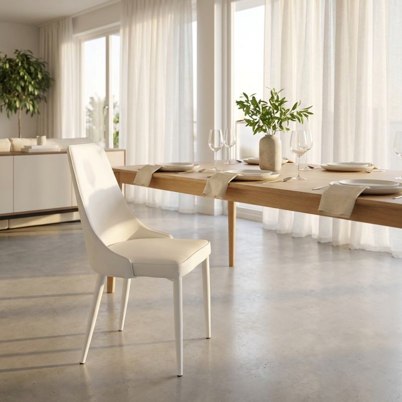 MILE - sedia moderna in ecopelle