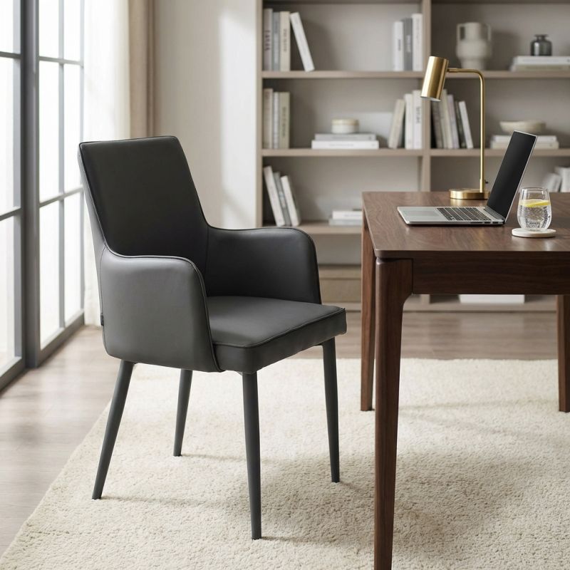 MILE - poltrona moderna in ecopelle