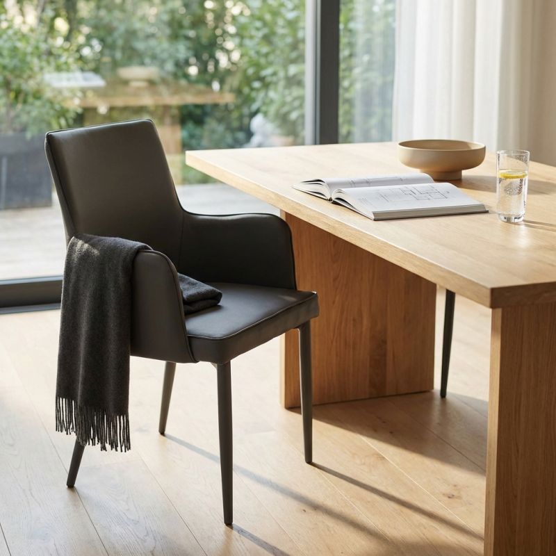 MILE - poltrona moderna in ecopelle