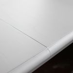 CROSS - tavolo vintage allungabile in legno con piano stondato