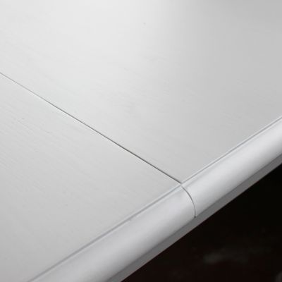 CROSS - tavolo vintage allungabile in legno con piano stondato