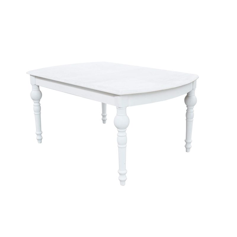 CROSS - tavolo vintage allungabile in legno con piano stondato