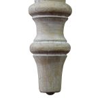 CROSS - tavolo vintage allungabile in legno con piano stondato