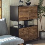 PINUS BLACK - credenza in legno massiccio