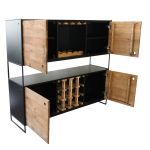 PINUS BLACK - credenza in legno massiccio
