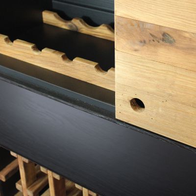 PINUS BLACK - credenza in legno massiccio