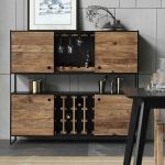 PINUS BLACK - credenza in legno massiccio