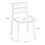 DOGE - sedia di design moderno polipropilene