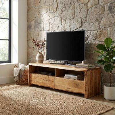 RIVA - porta tv in legno massiccio