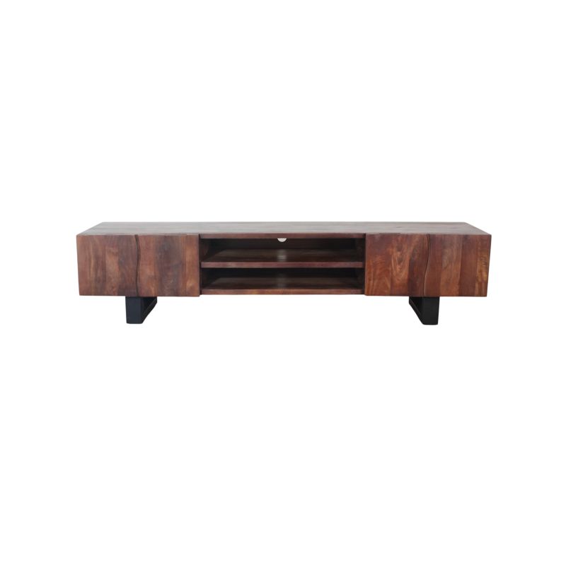 LUNA - porta tv in legno massiccio