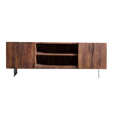 LUNA - porta tv in legno massiccio