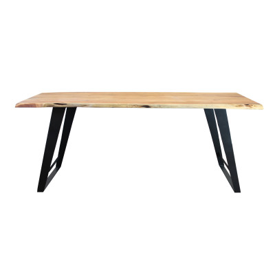 ECLISSE - tavolo con piano in legno massicco