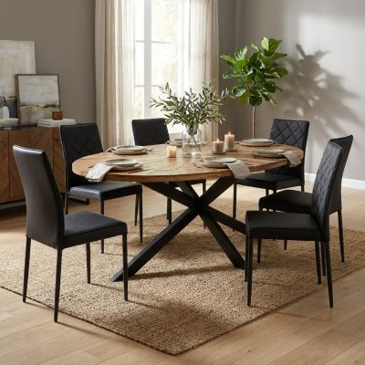 NIO - tavolo ovale in legno massiccio