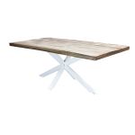 INDY - tavolo con piano in legno massiccio