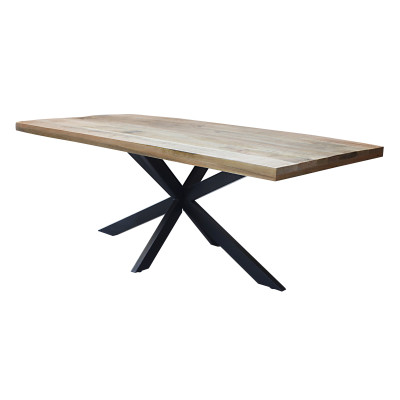 INDY - tavolo con piano in legno massiccio