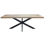 INDY - tavolo con piano in legno massiccio