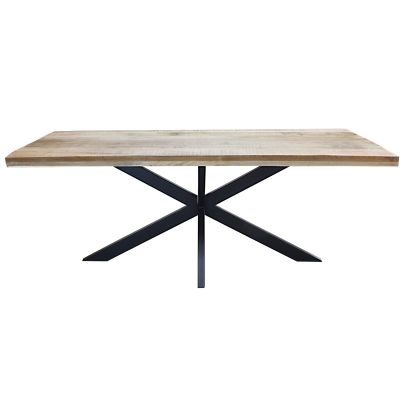 INDY - tavolo con piano in legno massiccio