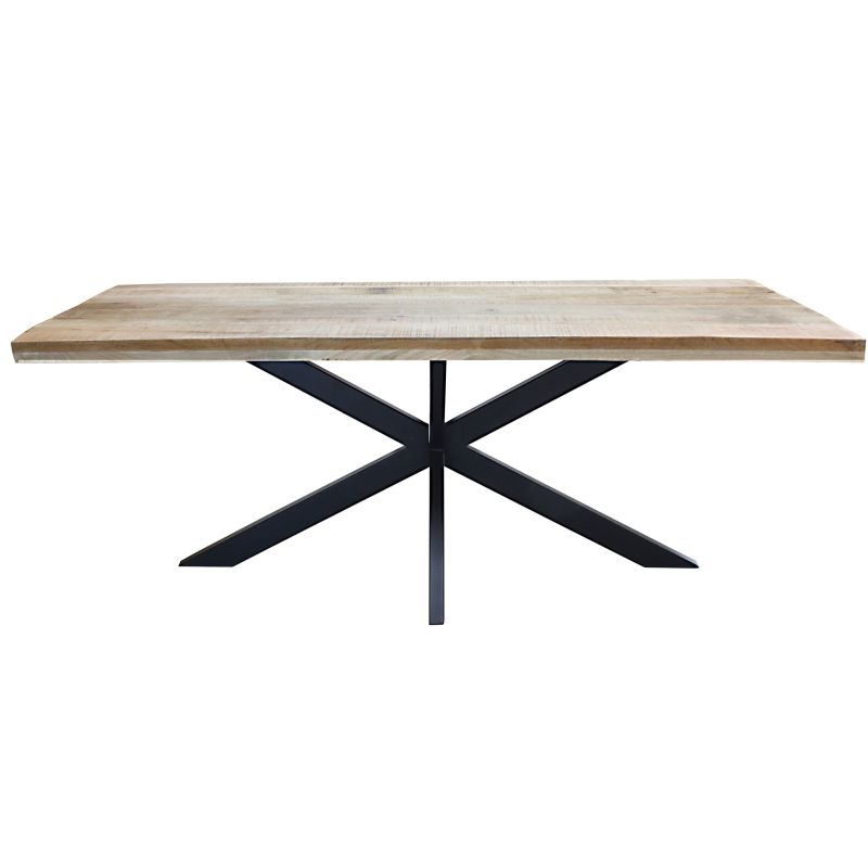 INDY - tavolo con piano in legno massiccio