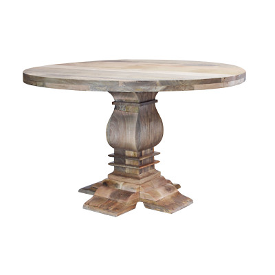ZAFFIRO - tavolo rotondo in legno massiccio