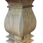 ZAFFIRO - tavolo rotondo in legno massiccio